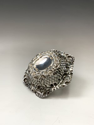 Lot 158 - A pierced and richly embossed Victorian silver...