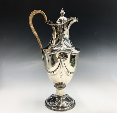 Lot 139 - A good Victorian silver wine ewer by Henry...