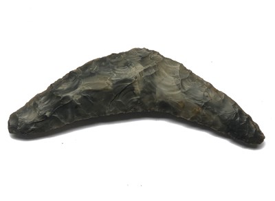 Lot 346 - Neolithic sickle. H.D., Yorkshire, 79g, 158mm.