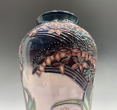 Lot 833 - A Moorcroft 'Gypsy' pattern baluster vase,...