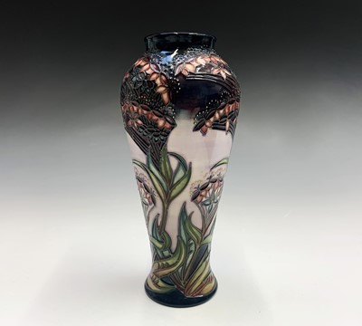 Lot 833 - A Moorcroft 'Gypsy' pattern baluster vase,...