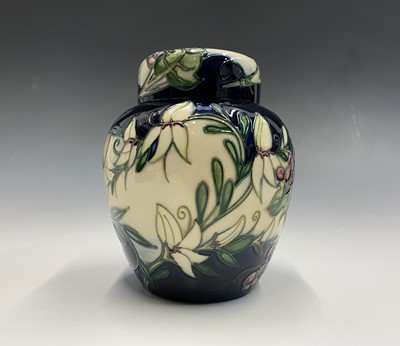 Lot 826 - A Moorcroft 'Tempest' pattern ginger jar,...