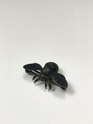 Lot 656 - A well modelled Victorian bumblebee with...