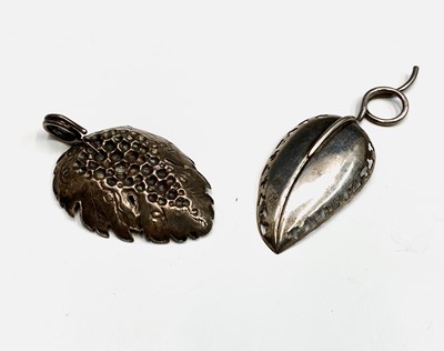 Lot 159 - A silver vine embossed caddy spoon by Joseph...