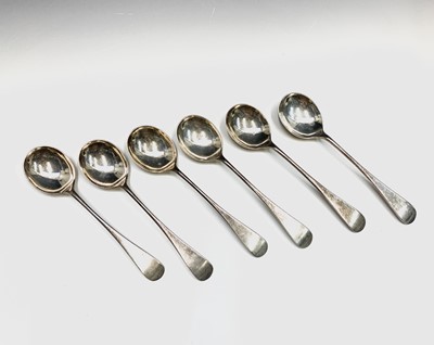 Lot 142 - Two George III silver sauce ladles, one is...