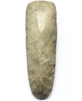 Lot 357 - Neolithic flaked axe, Icklingham, Suffolk,...