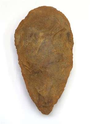 Lot 360 - Lower Palaeolithic pebble tool, Quartzite, ex...