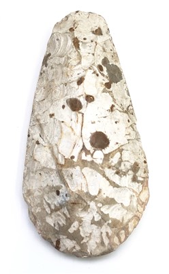 Lot 367 - Neolithic flaked and polished axe, Norfolk,...