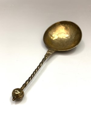 Lot 143 - A 17th Century Norwegian silver-gilt spoon...