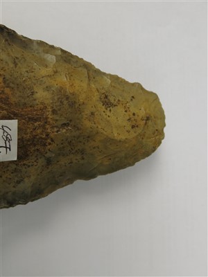 Lot 368 - Superb Lower Paleolithic hand axe flint, Crays...