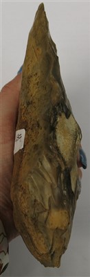 Lot 368 - Superb Lower Paleolithic hand axe flint, Crays...