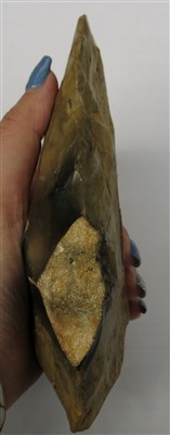 Lot 368 - Superb Lower Paleolithic hand axe flint, Crays...