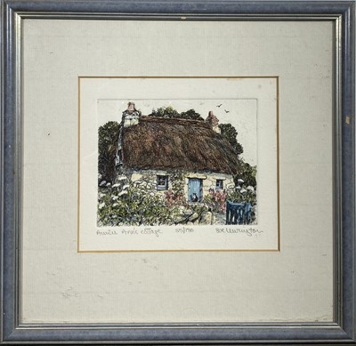 Lot 330 - Sue LEWINGTON (1956) 'Row of Cottages' &...