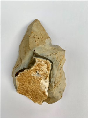 Lot 370 - Paleolithic Neanderthal hand axe (Brit Museum...