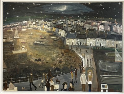 Lot 25 - Alan FURNEAUX (1953) A Walk to Newlyn, Nocturn...