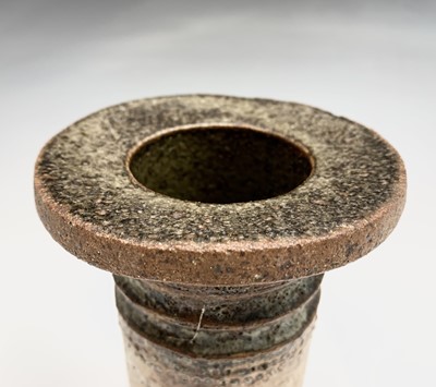 Lot 910 - Alan Wallwork (b1931) A cylindrical stoneware...