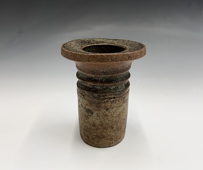 Lot 910 - Alan Wallwork (b1931) A cylindrical stoneware...