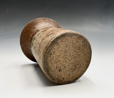 Lot 910 - Alan Wallwork (b1931) A cylindrical stoneware...