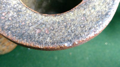 Lot 910 - Alan Wallwork (b1931) A cylindrical stoneware...