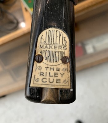 Lot 263 - An E.J. Riley Ltd of Accrington 'The Riley Cue'...