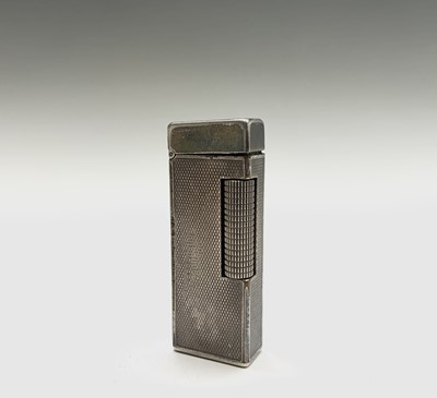 Lot 382 - A Dunhill silver plated Rollagas lighter