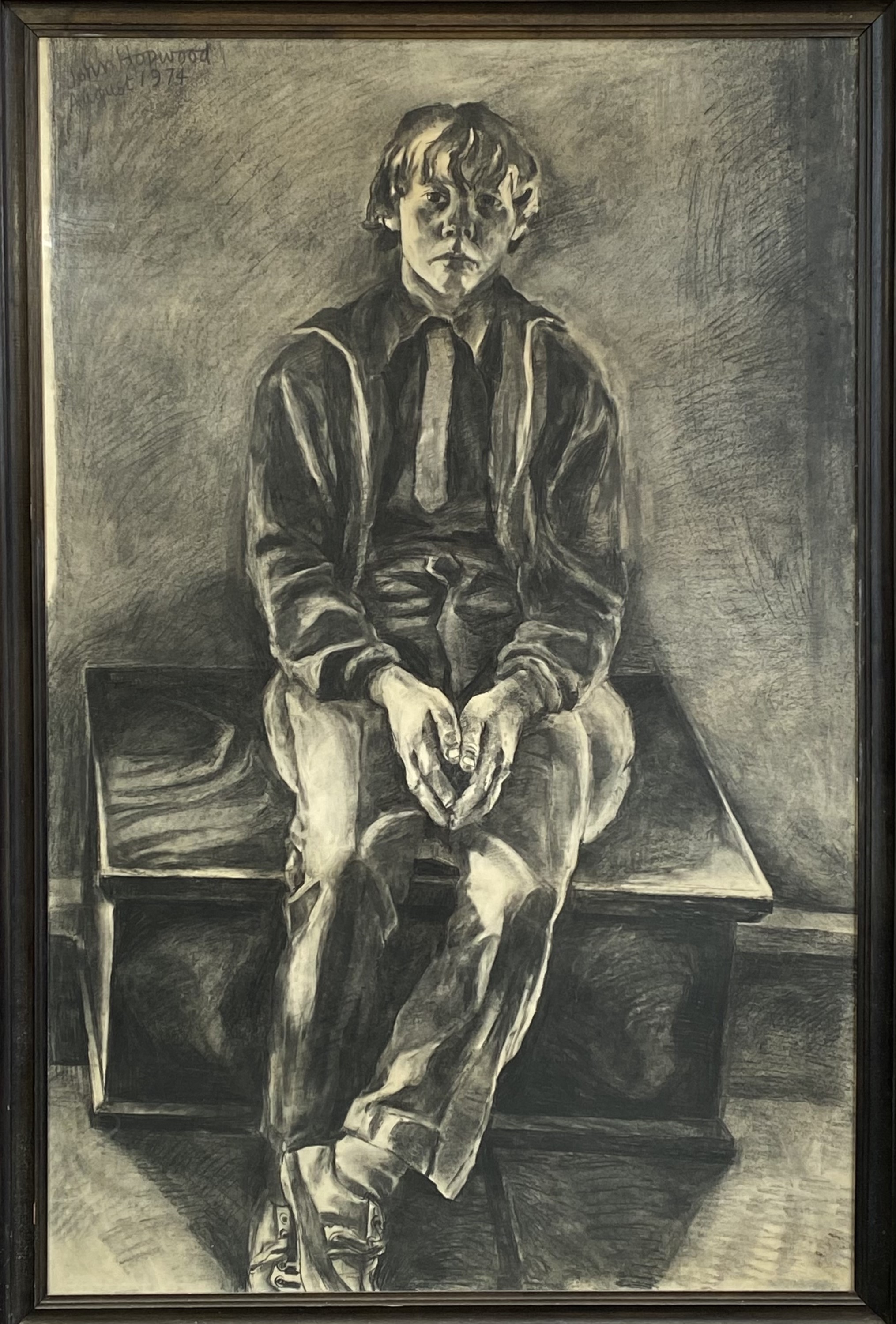 Lot 134 John HOPWOOD (19422015) Seated Boy Jesse