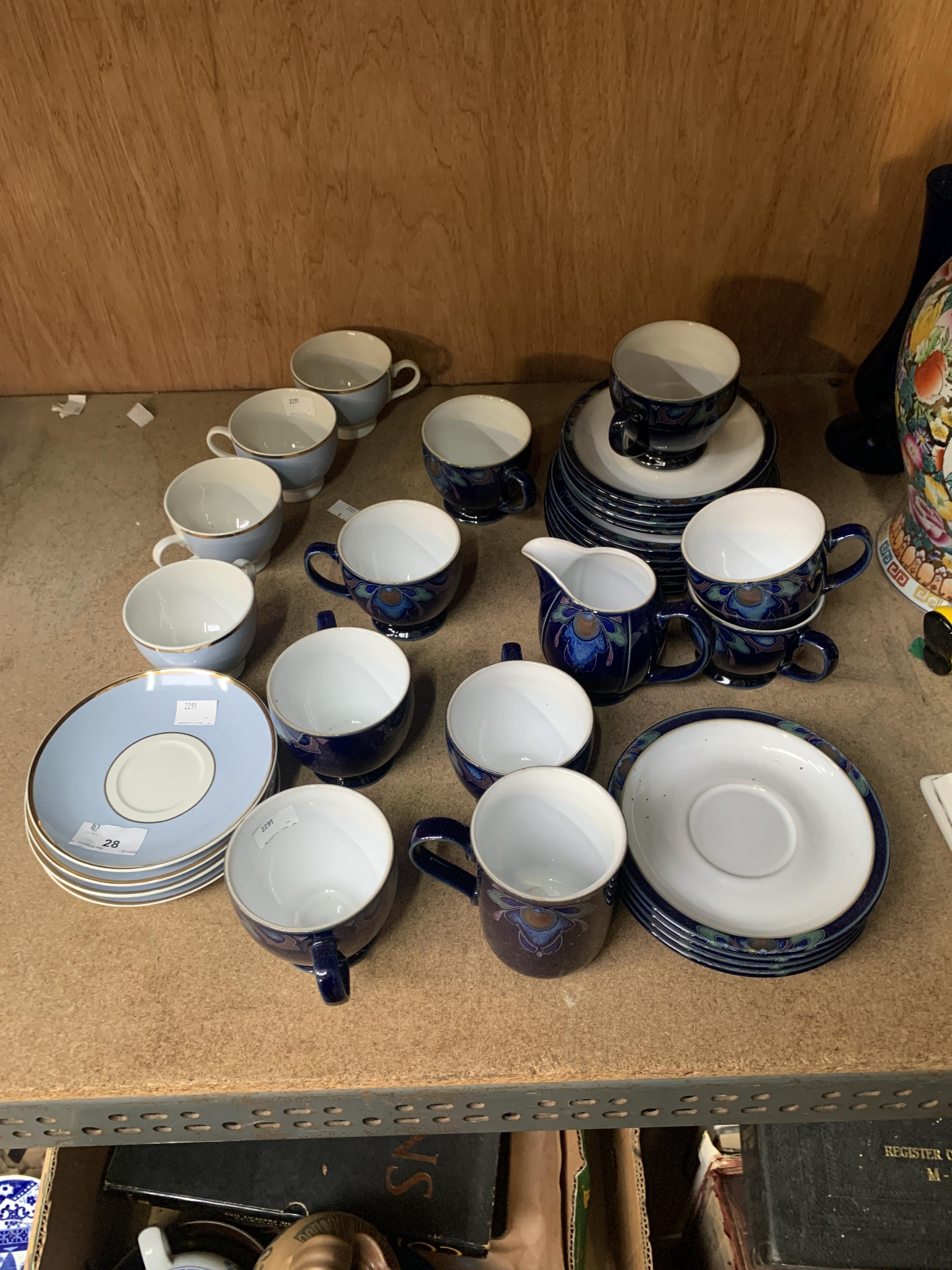 Lot 28 A Denby teaset and other ceramics.