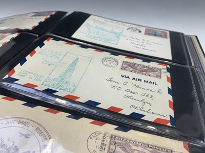 Lot 302 - U.S.A. Postal History Album containing over...