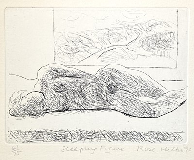 Lot 119 - Rose HILTON (1931-2019) Sleeping Figure...