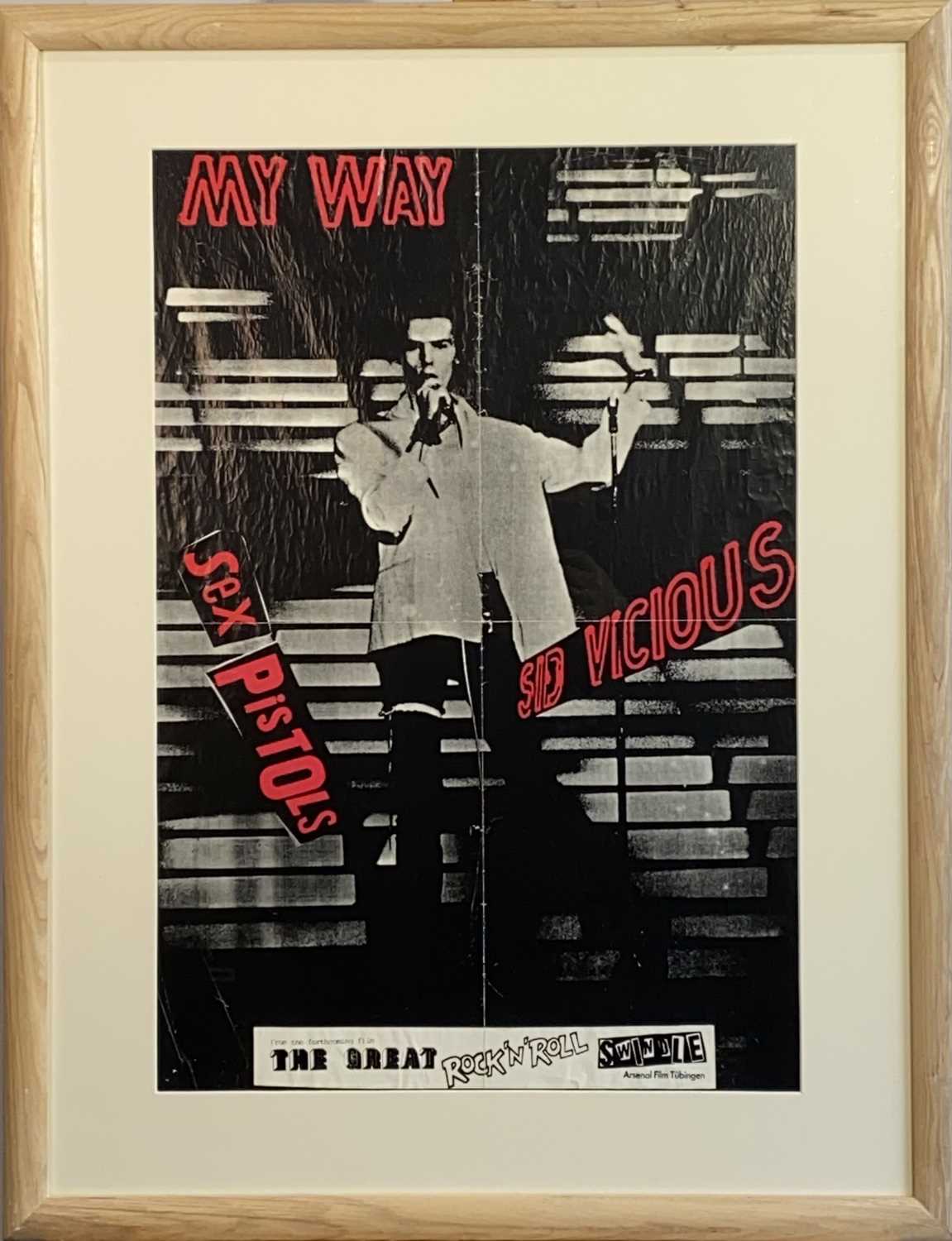 Lot 839 Sex Pistols Tour Poster 1976 My Way Sid