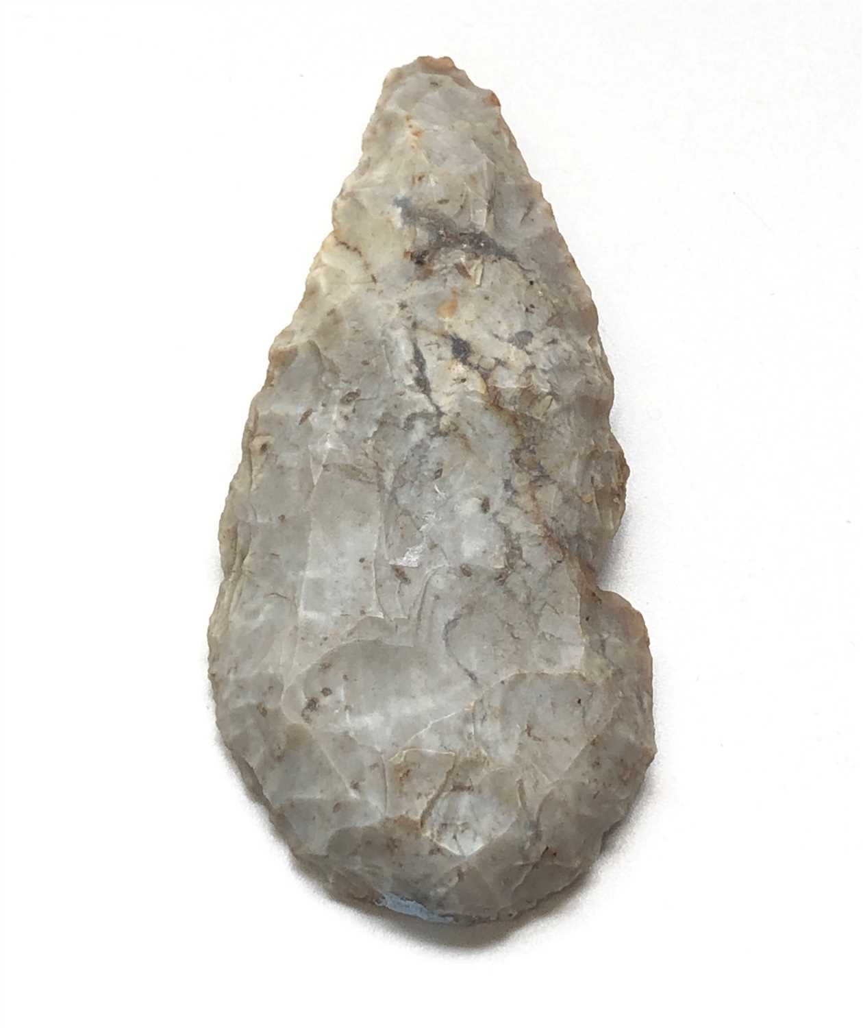 Lot 395 Upper Palaeolithic knife (374140), flint, 45.