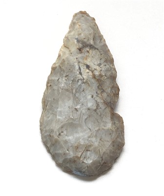 Lot 395 - Upper Palaeolithic knife (374140), flint,...