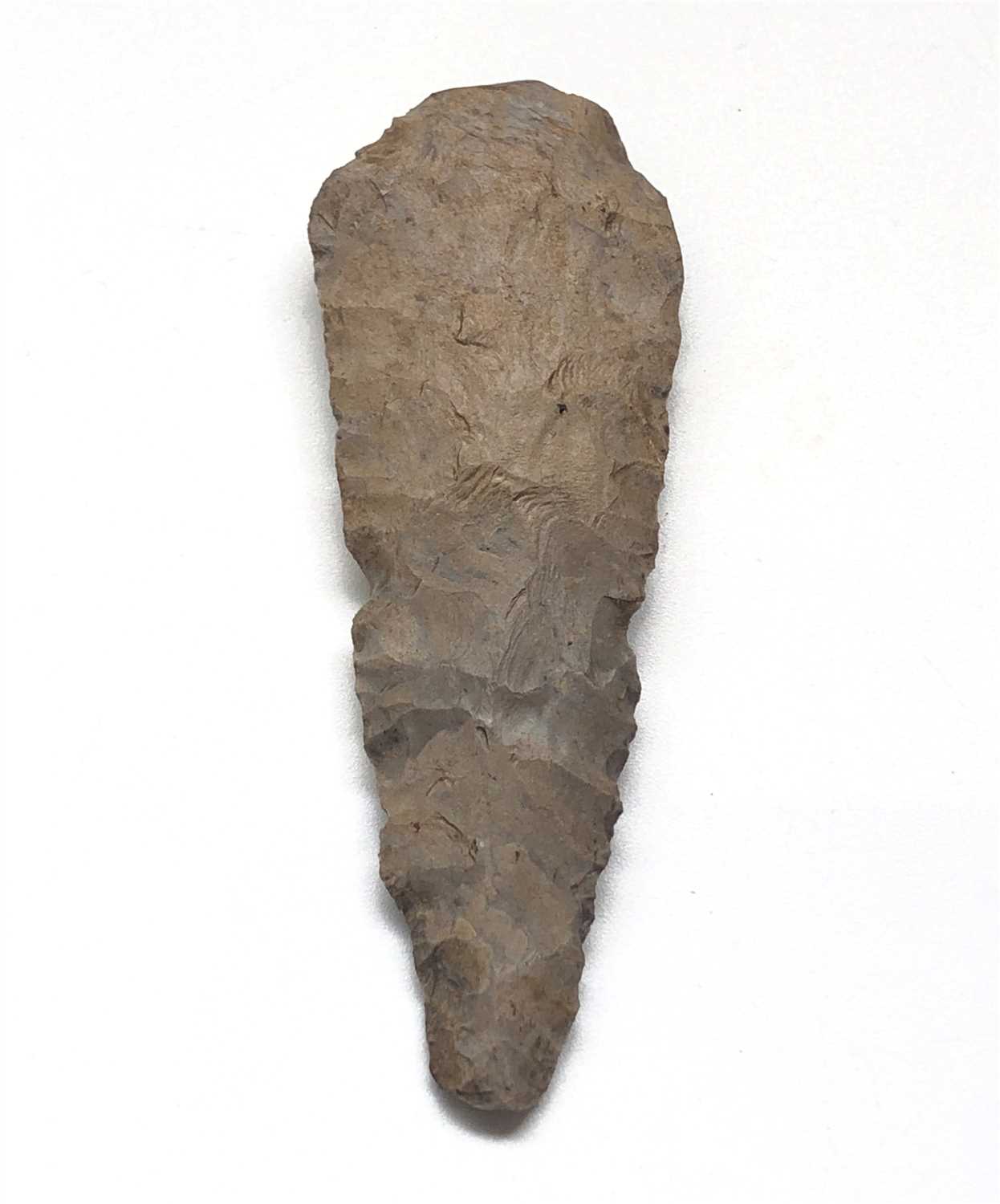 Lot 399 - Neolithic spear flint, ex Dr M.G. Weller...