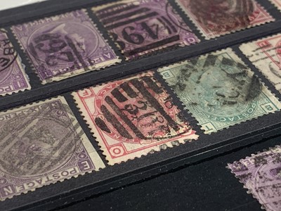 Lot 320 - GB Queen Victoria - selection of stockcards...