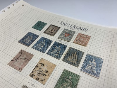 Lot 321 - Switzerland 1850 - 1900, good collection of...
