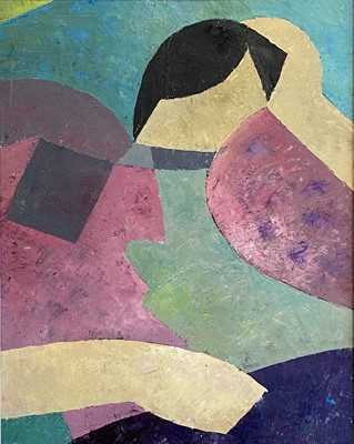 Lot 245 - Carl JAYCOCK (1963) Abstract figure Oil on...