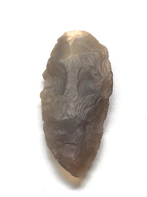 Lot 406 - Knife flint (leaf shaped) flint, Ex Dr M.G....