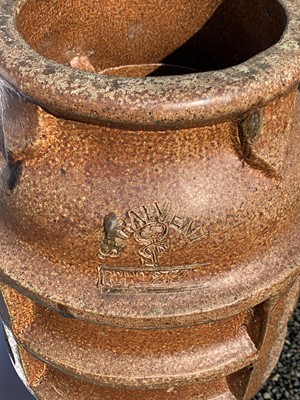 Lot 638 - A stoneware patent chimneypot 'The Spiralvent...
