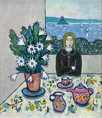 Lot 284 - Joan GILLCHREST (1918 - 2008) Tea For One Oil...