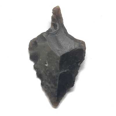 Lot 428 - Fine Neolithic triangular arrow head, Ex Dr...