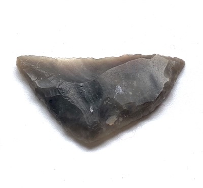 Lot 429 - Fine Neolithic oblique arrow head flint, Ex Dr...