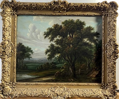 Lot 648 - English School Landscape Early 19th-century...