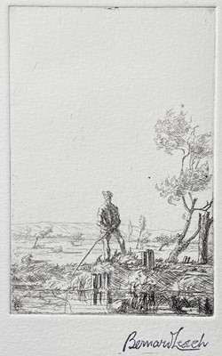 Lot 258 - Bernard Howell LEACH (1887-1979) Fisherman on...