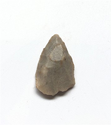 Lot 436 - Excellent Neolithic leaf shaped chert arrow...