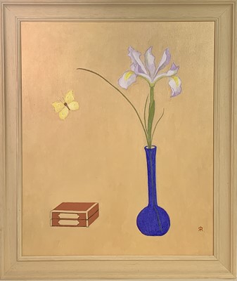 Lot 273 - Rosina ROGERS (2018 - 2011) Iris in a Blue...