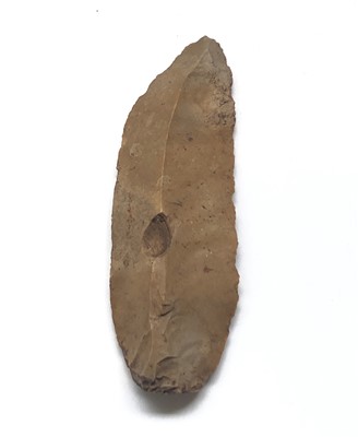 Lot 441 - Upper Paleolithic knife, chert, ex Dr M.G....