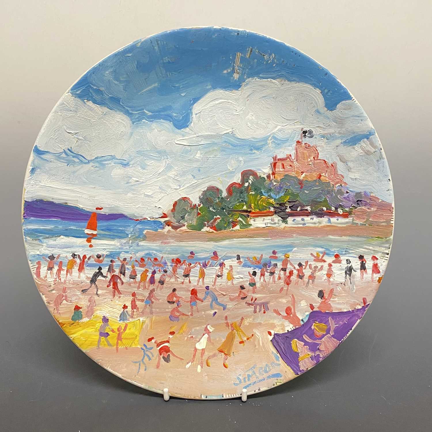 Lot 271 - Simeon STAFFORD (1956) Marazion Painted...