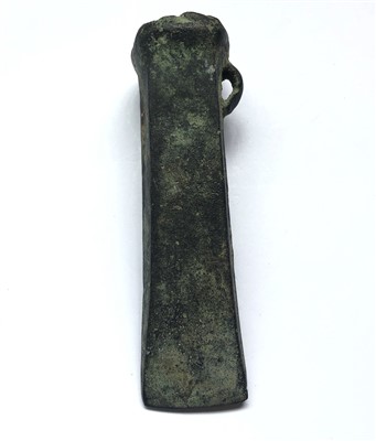 Lot 457 - Bronze Age socketted axe, Norfolk, 236g, 125mm.