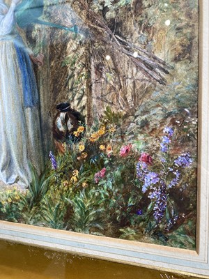 Lot 694 - Frederick James SHIELDS (1833-1911) Watering...
