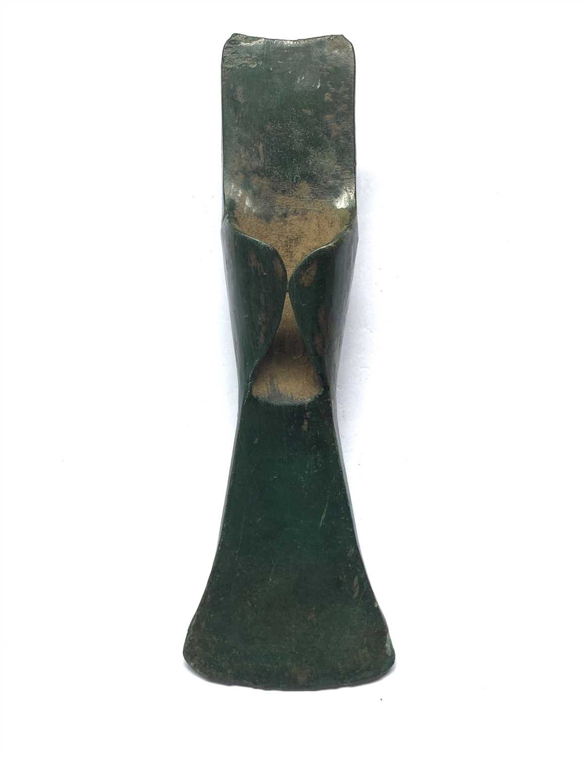 Lot 472 - Bronze Age open socket paltave, Bronze, H.D....